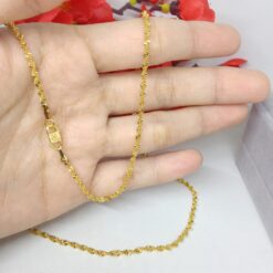 Rantai Ulir Borsalino Xuping Kalung Lapis Emas Gold Panjang 50cm - BC061